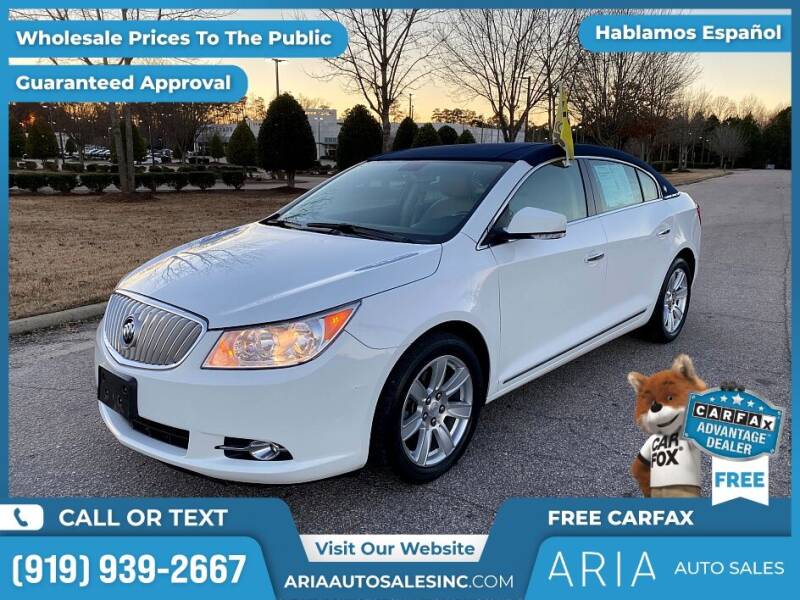 2011 Buick LaCrosse for sale at ARIA AUTO SALES INC in Raleigh NC