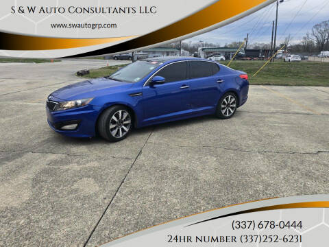 2013 Kia Optima for sale at S & W Auto Consultants LLC in Opelousas LA