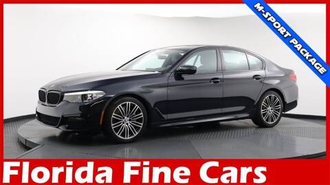 2019 BMW 5 Series for sale at Florida Fine Cars - West Palm Beach in West Palm Beach FL