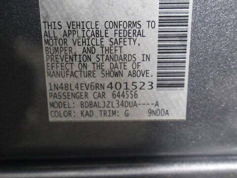 2024 Nissan Altima 2.5 SL