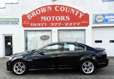 2009 Pontiac G8 for sale at Brown County Motors in Russellville OH