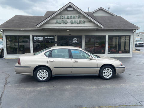 2001 Chevrolet Impala for sale at Clarks Auto Sales in Middletown OH