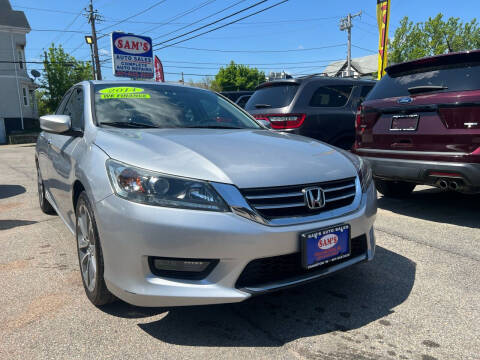 2014 Honda Accord for sale at Sam's Auto Sales in Cranston RI
