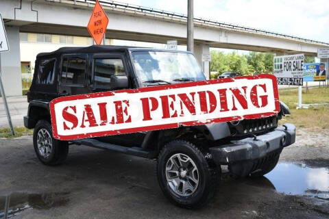 2015 Jeep Wrangler Unlimited for sale at STS Automotive - MIAMI in Miami FL