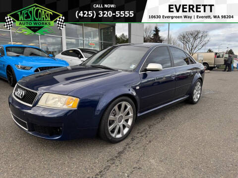 2003 Audi RS 6 for sale at West Coast AutoWorks in Everett WA