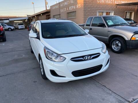 2014 Hyundai Accent for sale at CONTRACT AUTOMOTIVE in Las Vegas NV