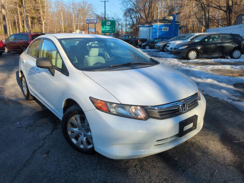 2012 Honda Civic for sale at Mass Motor Auto LLC in Millbury MA