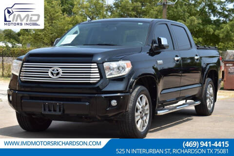 2017 Toyota Tundra for sale at IMD Motors in Richardson TX