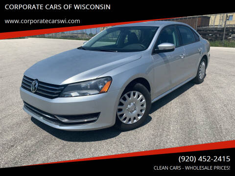 2015 Volkswagen Passat for sale at CORPORATE CARS OF WISCONSIN - DAVES AUTO SALES OF SHEBOYGAN in Sheboygan WI