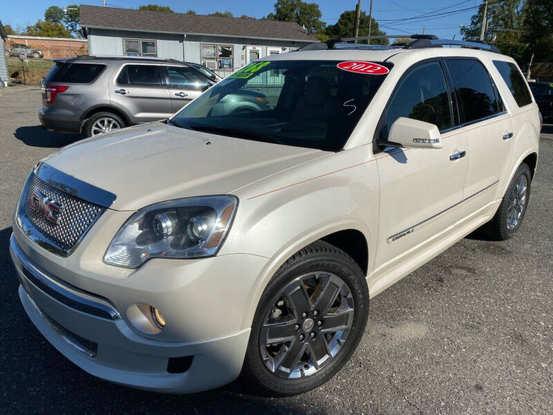 2012 GMC Acadia for sale at Community Auto Sales in Gastonia NC