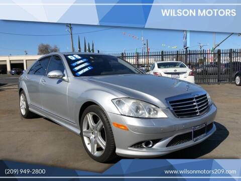 2008 Mercedes-Benz S-Class for sale at WILSON MOTORS in Stockton CA