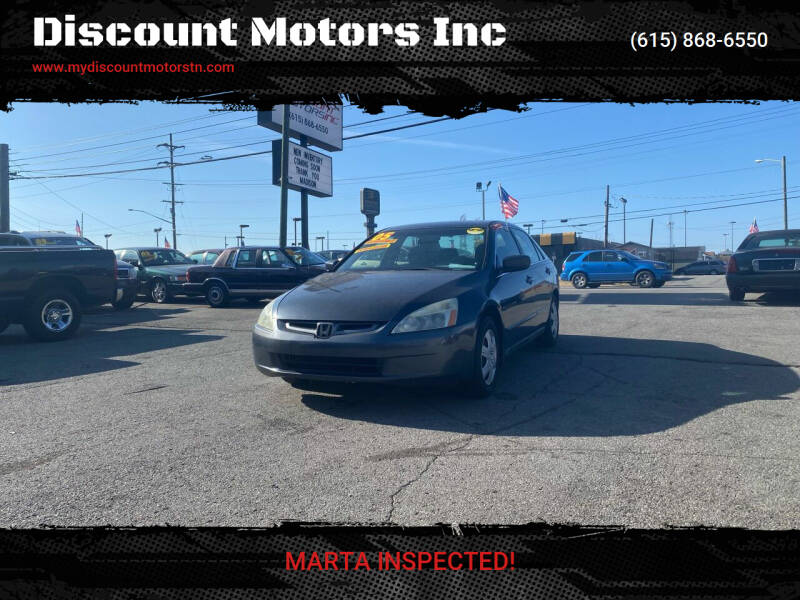 2005 Honda Accord for sale at Discount Motors Inc in Madison TN