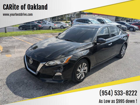 2020 Nissan Altima for sale at CARite of Oakland in Oakland Park FL