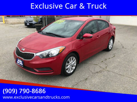 2014 Kia Forte for sale at Exclusive Car & Truck in Yucaipa CA
