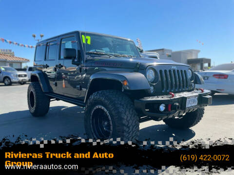 2017 Jeep Wrangler Unlimited for sale at Rivieras Truck and Auto Group in Chula Vista CA