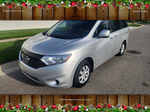 2013 Nissan Quest for sale at Zimmer Auto Sales in Lexington MI