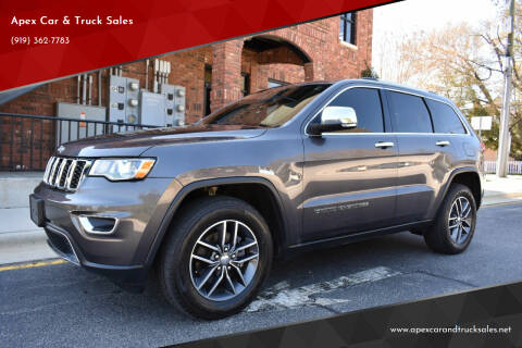 2017 Jeep Grand Cherokee for sale at Apex Car & Truck Sales in Apex NC