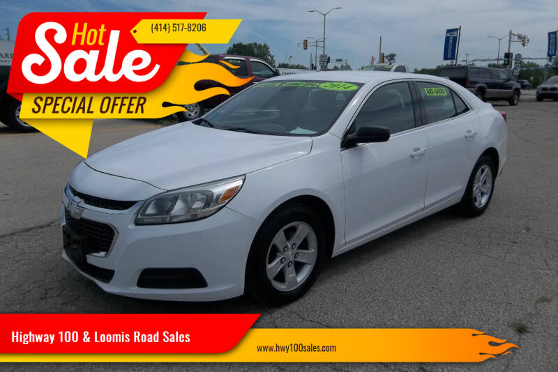 2014 Chevrolet Malibu for sale at Highway 100 & Loomis Road Sales in Franklin WI