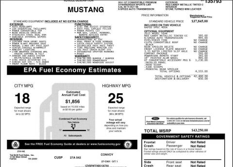 2011 Ford Mustang GT Premium