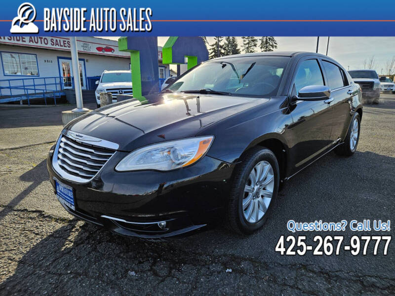 2013 Chrysler 200 for sale at BAYSIDE AUTO SALES in Everett WA