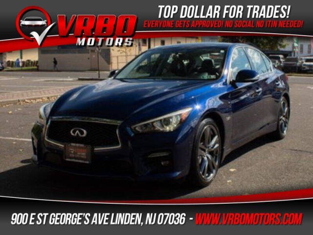 2016 INFINITI Q50 for sale at Vrbo Motors in Linden, NJ