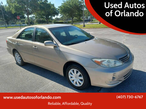 2003 Toyota Camry for sale at Used Autos of Orlando in Orlando FL