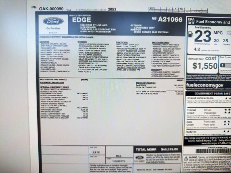 2022 Ford Edge SEL