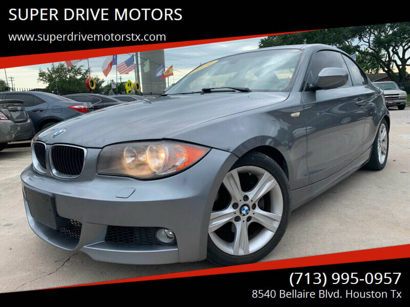 2010 BMW 1 Series for sale at SUPER DRIVE MOTORS in Houston TX