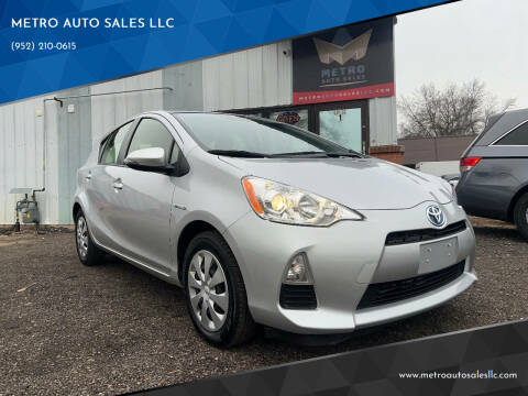 2014 Toyota Prius c for sale at METRO AUTO SALES LLC in Lino Lakes MN