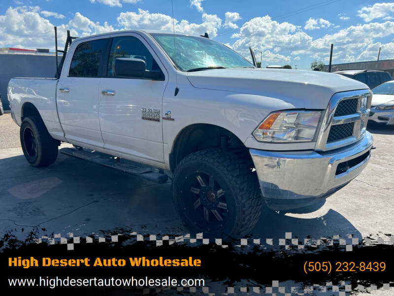 2017 RAM 2500 for sale at High Desert Auto Wholesale in Albuquerque NM