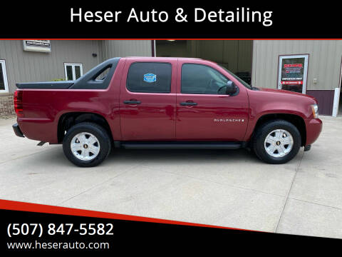 2007 Chevrolet Avalanche for sale at Heser Auto & Detailing in Jackson MN