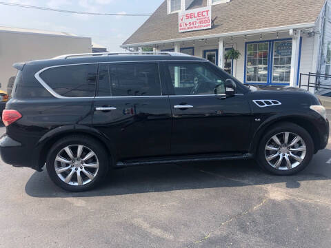 2014 Infiniti QX80 for sale at Ron's Auto Sales (DBA Select Automotive) in Lebanon TN