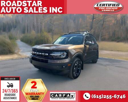 2022 Ford Bronco Sport for sale at Roadstar Auto Sales Inc in Nashville TN