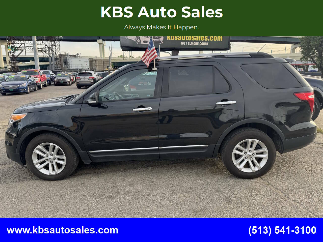 Black 2014 Ford Explorer XLT XLT 4dr SUV 1
