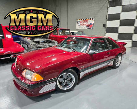 1989 Ford Mustang for sale at MGM CLASSIC CARS in Addison IL