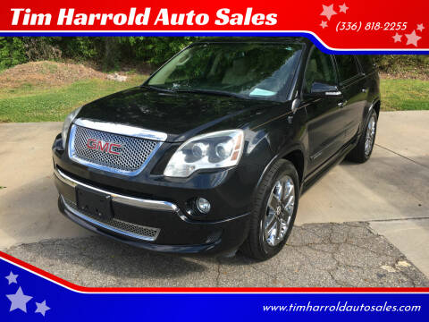 2012 GMC Acadia for sale at Tim Harrold Auto Sales in Wilkesboro NC