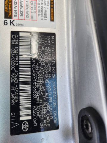 2007 Toyota Camry LE