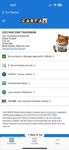 2023 RAM 2500 Tradesman