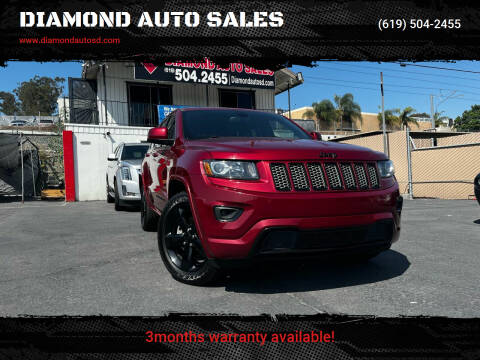 2015 Jeep Grand Cherokee for sale at DIAMOND AUTO SALES in El Cajon CA