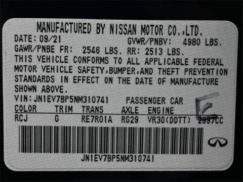 2022 Infiniti Q50 Luxe