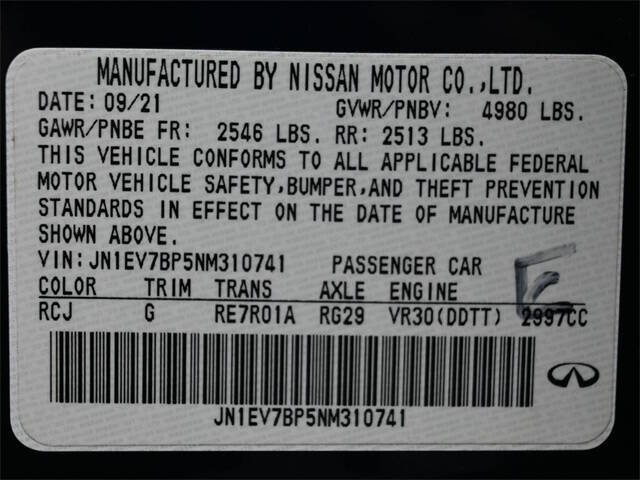 2022 Infiniti Q50 Luxe