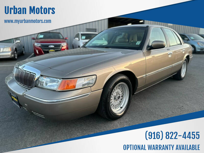 2001 Mercury Grand Marquis for sale at Urban Motors in Sacramento CA