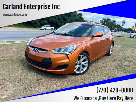 2016 Hyundai Veloster for sale at Carland Enterprise Inc in Marietta GA