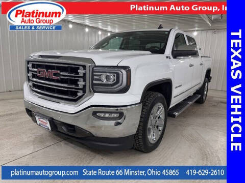 2018 GMC Sierra 1500 for sale at Platinum Auto Group Inc. in Minster OH