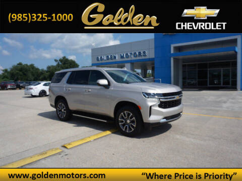 2023 Chevrolet Tahoe for sale at GOLDEN MOTORS in Cut Off LA