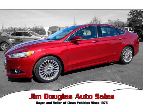 2013 Ford Fusion for sale at Jim Douglas Auto Sales in Pontiac MI