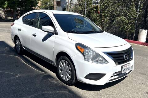 2017 Nissan Versa for sale at Good Vibes Auto Sales in North Hollywood CA