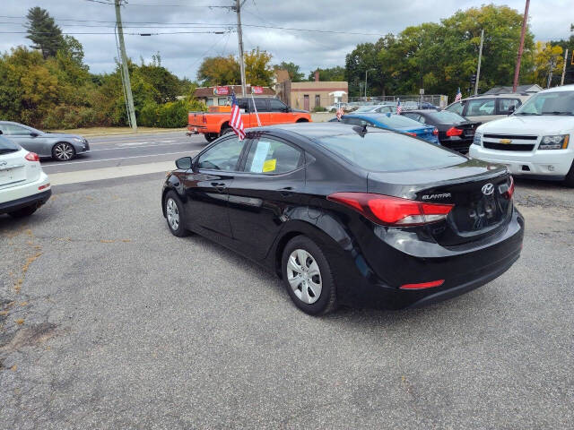 2016 Hyundai ELANTRA for sale at Cottage Street Used Car Sales in Springfield, MA