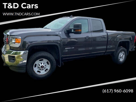 2016 GMC Sierra 2500HD for sale at T&D Cars in Holbrook MA
