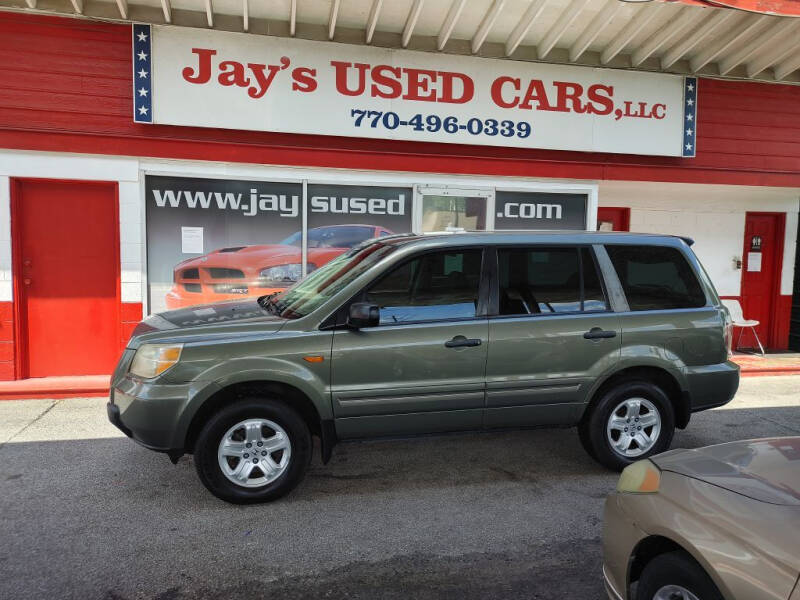 2007 Honda Pilot for sale at Jays Used Car LLC in Tucker GA